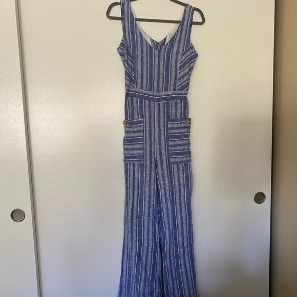 Pants - Blue and White Jumpsuit - NWT